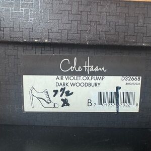 Cole Haan Dark Woodbury Heels